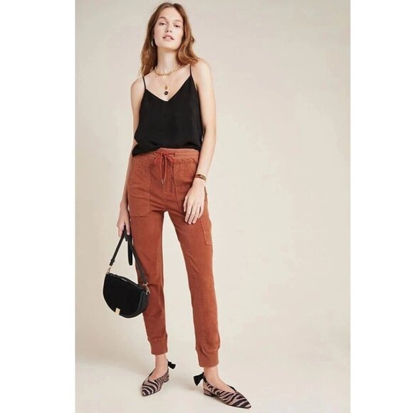 Anthropologie Leigh Corduroy Joggers in Cedar Size Small - Picture 13 of 13